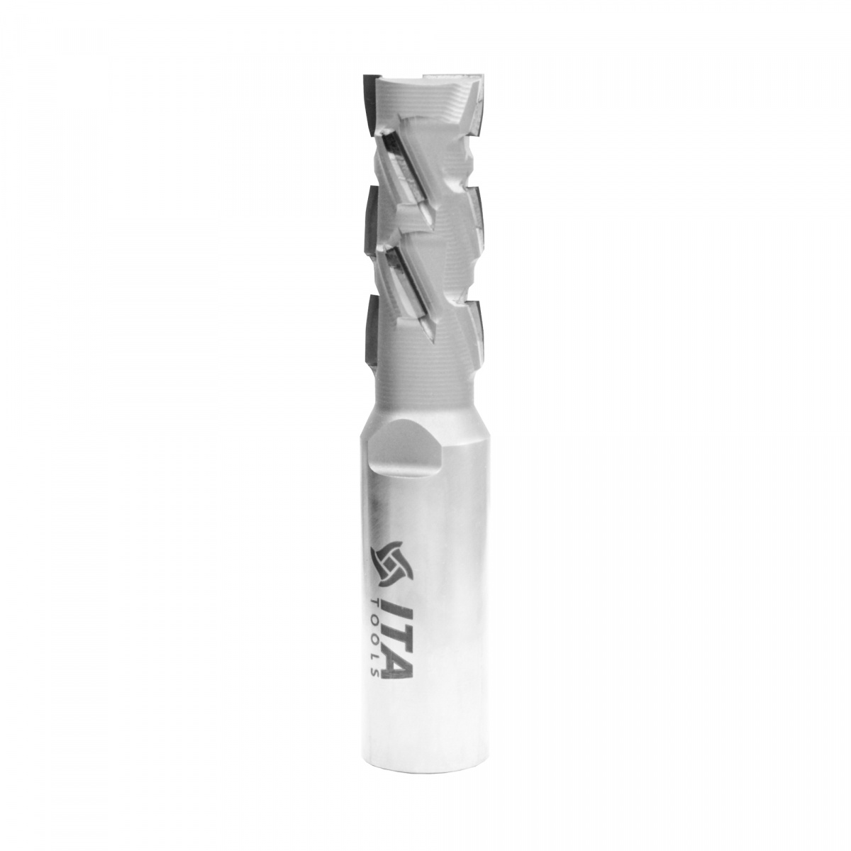 DTL.18.043.20.0SR Фреза алмазная ITA TOOLS Z2+2 D=18 I=43 L=105 S=20*50 RH 10PCD+1HM H=2,5 4 helix wings