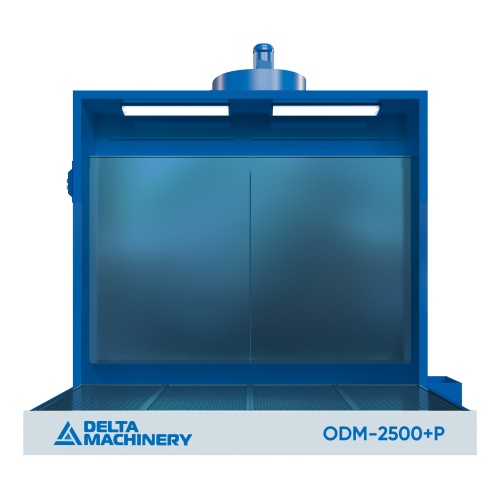 Покрасочная камера с водяной завесой DELTAMACHINERY ODM-2500+P(1м) c дополнительным активным полом